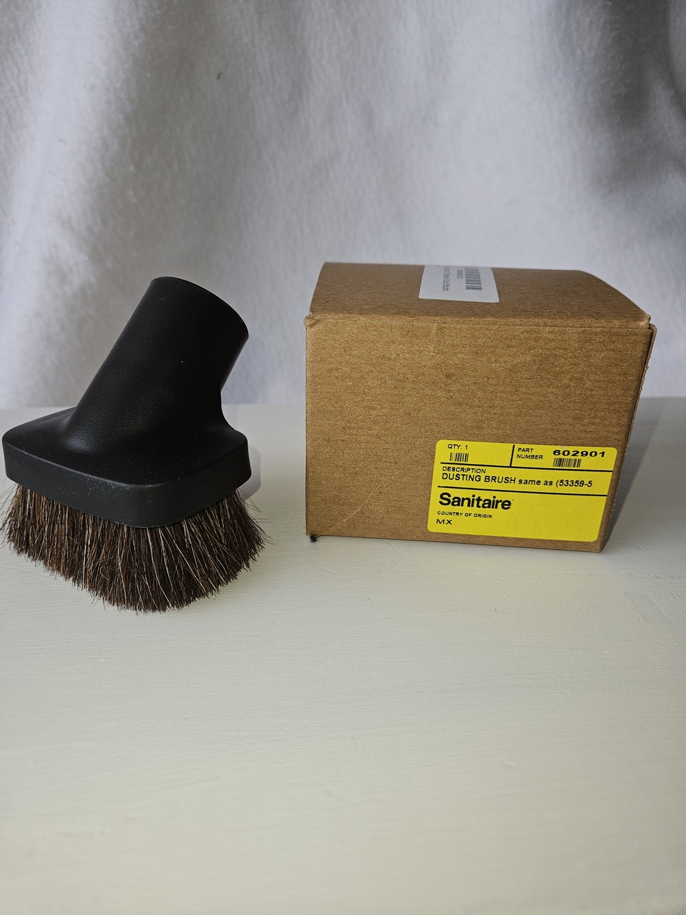 Genuine Eureka Vacuum Cleaner Horse Hair Dust Brush Tool 60290-1 OEM Vac Black